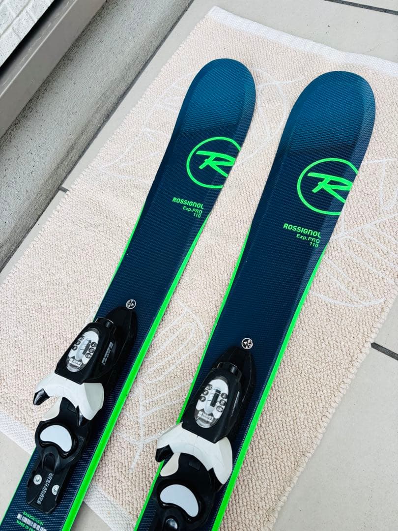 ジュニアスキー　セット　ロシニョール　美品　110センチ　メンテナンス済