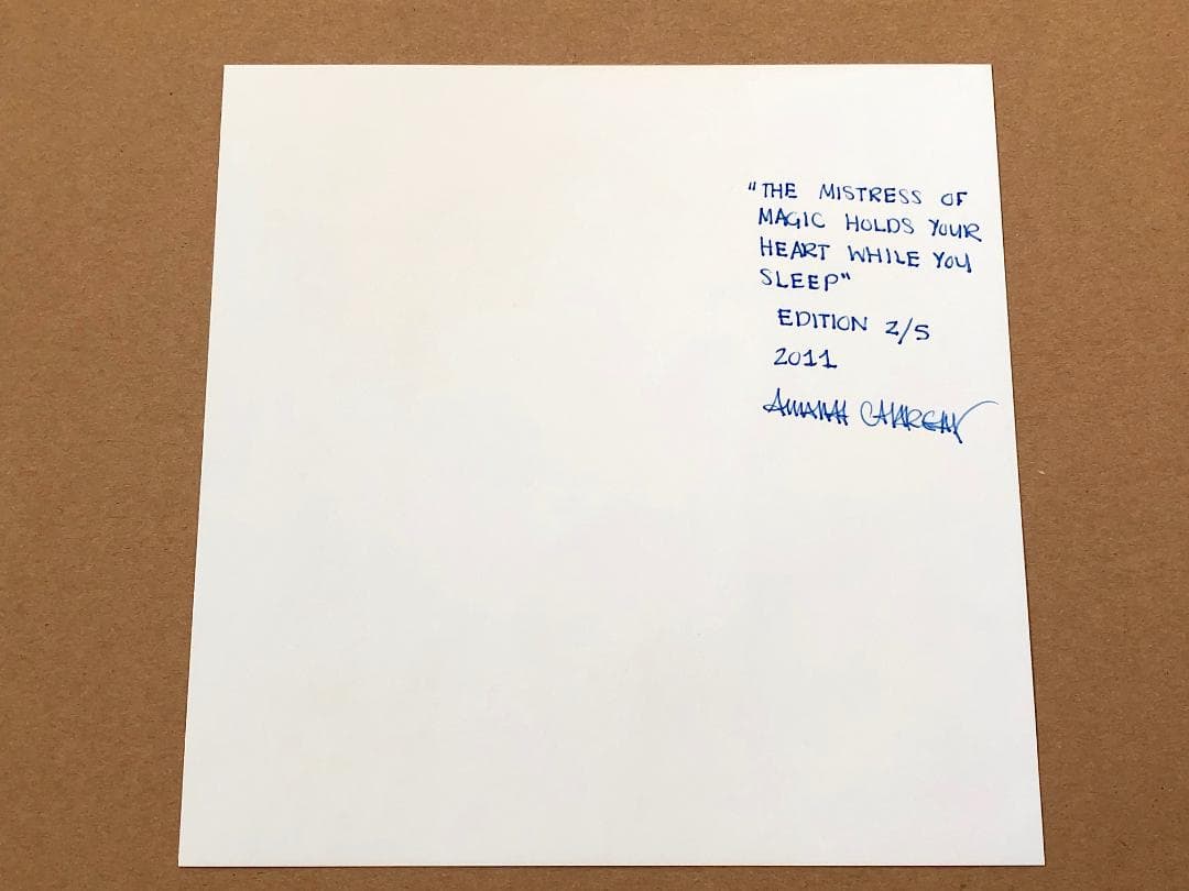 アマンダ・チャーチアン 写真作品 5部限定 サイン入り 本物 初期