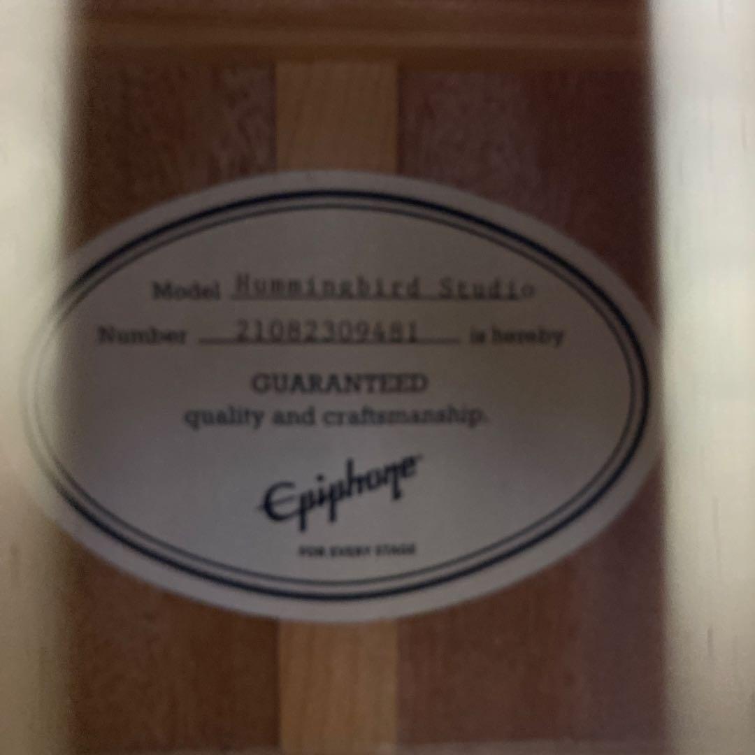 Epiphone Hummingbird Studio アコギ