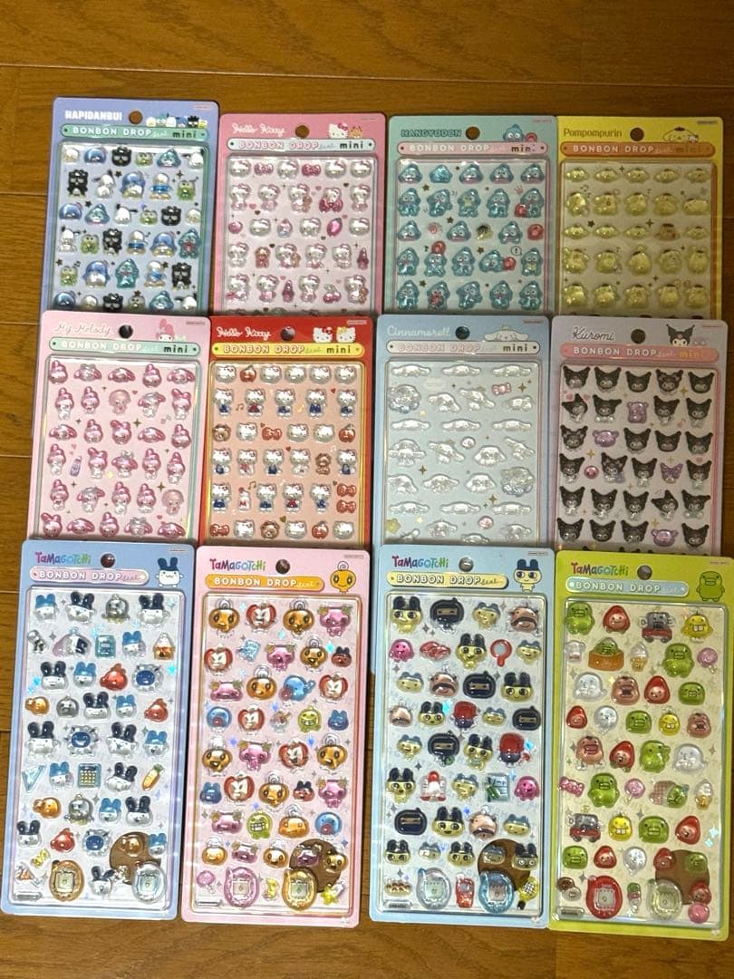 【正規品】ボンボンドロップシール 12種セット