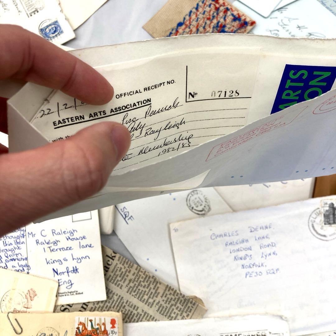 ラスト2手紙・封筒関係の紙モノだけで【800g】 紙物 素材 ジャンクジャーナル