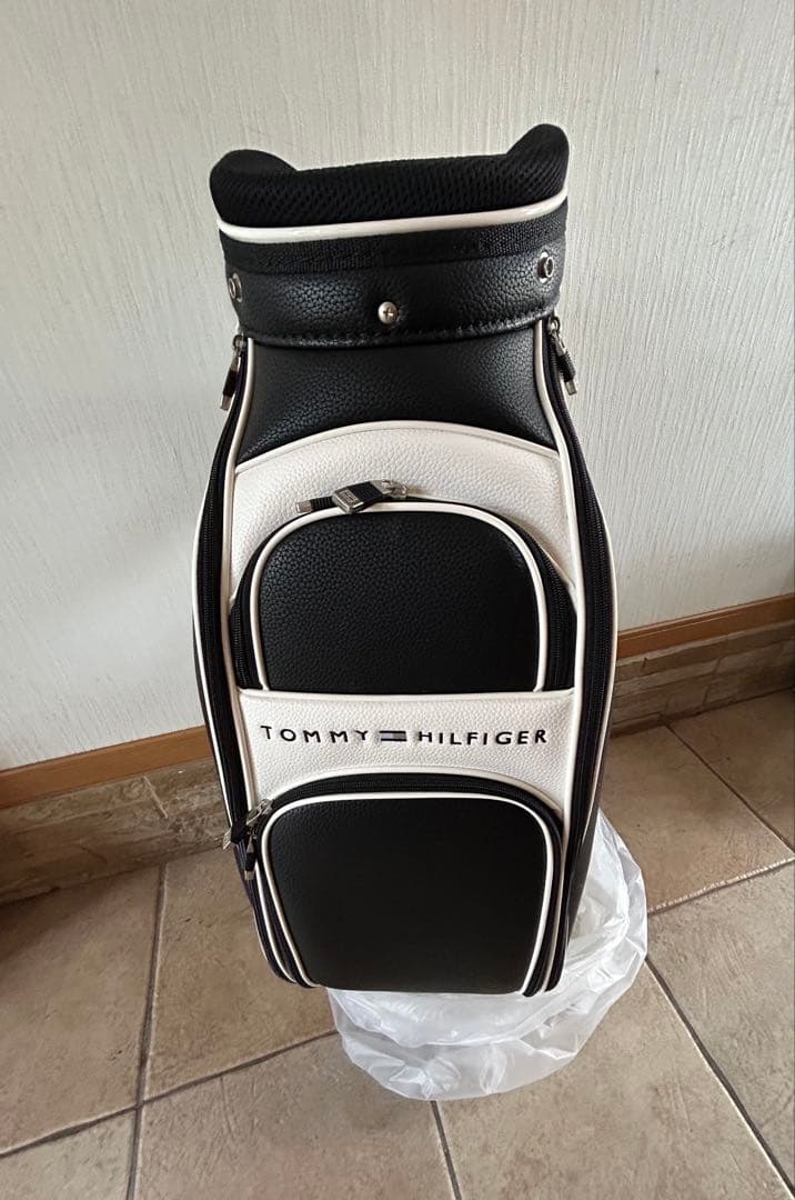   ゴルフバッグ ブラック/ホワイト
