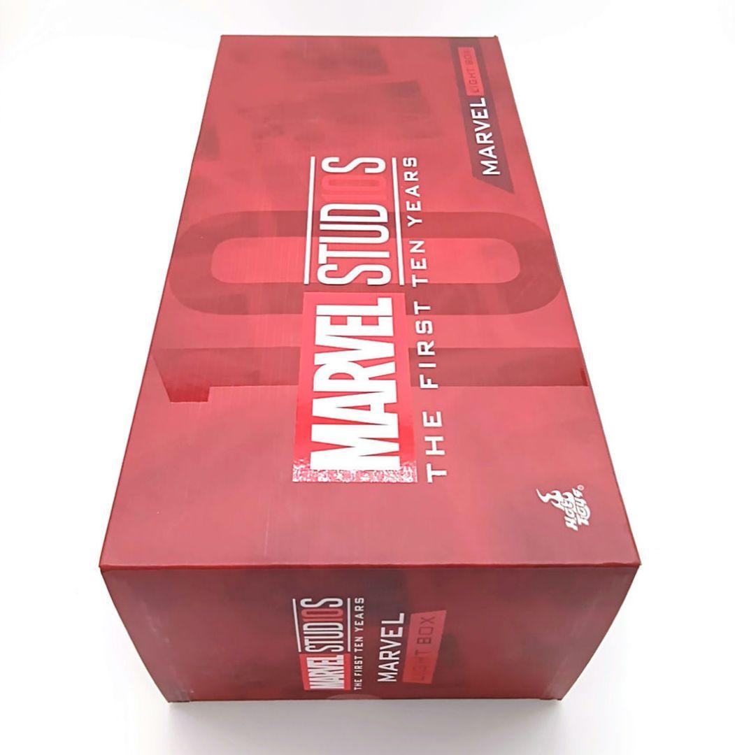 【10周年記念】 マーベル marvel ロゴライトボックス ホットトイズ