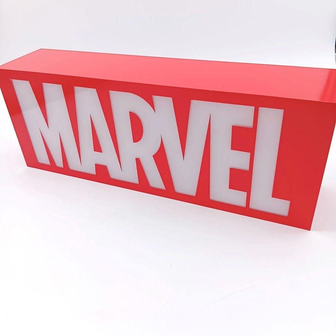 【10周年記念】 マーベル marvel ロゴライトボックス ホットトイズ