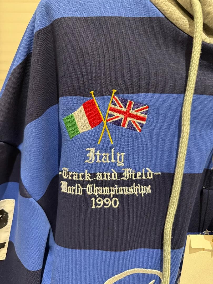 その他 Protocol Index STRIPE POLO HOODIE