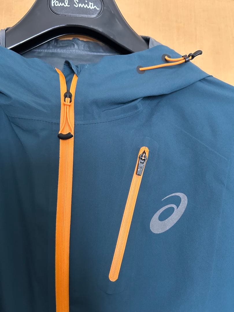 アシックス FUJITRAIL防水透湿ジャケット メンズ Mサイズ