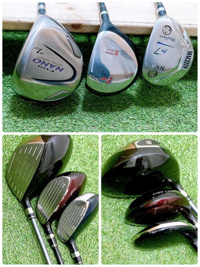 3 初心者オススメ　ゴルフクラブセット　レディース　バッグ　キャロウェイ