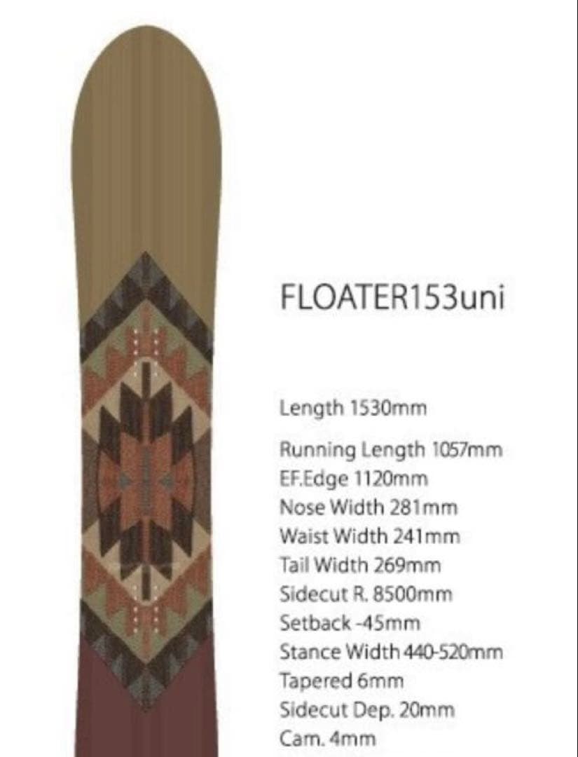 GENTEMSTICK（ゲンテンスティック） FLOATER uni 153
