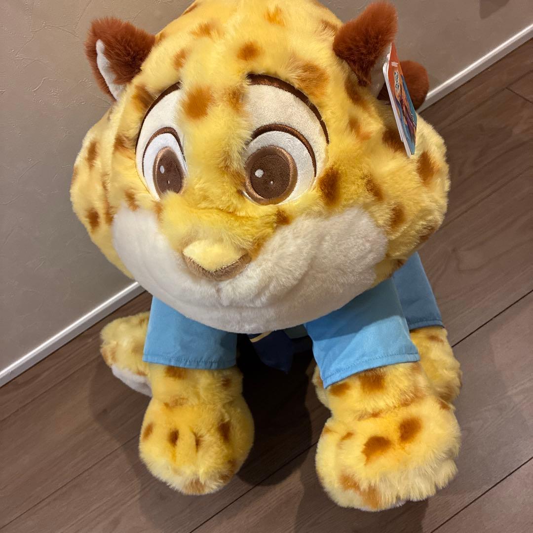 ズートピア２　クロウハウザー　大きな　ぬいぐるみ　ブランケット付き　コストコ