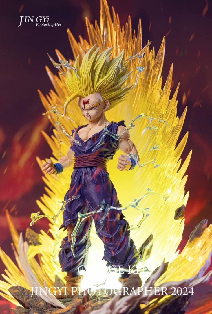 ドラゴンボール スーパーサイヤ人 2 孫悟飯 1/6 彫刻フィギュア 海外限定