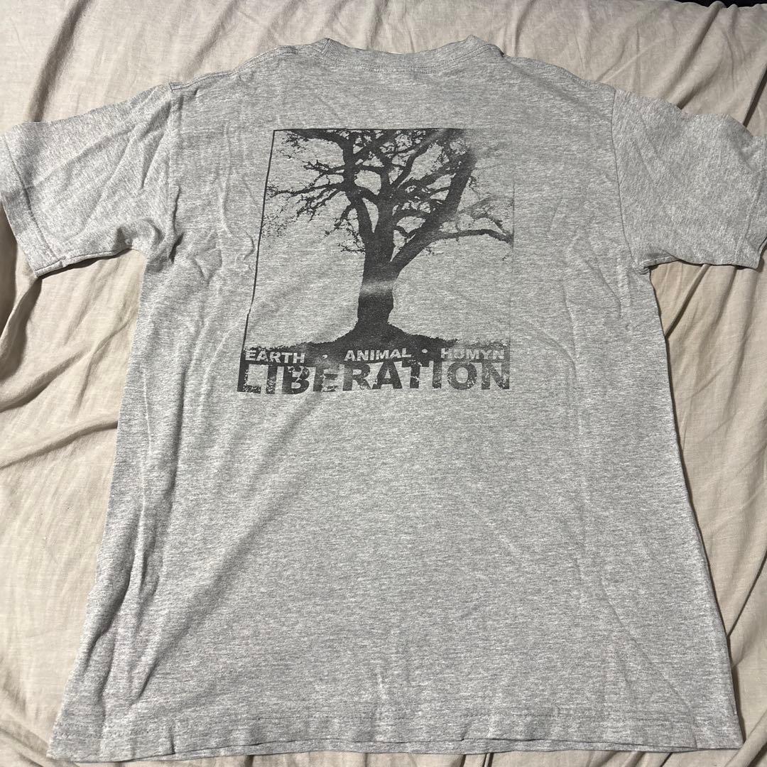 vegan straight edge GATHER Tシャツ medium