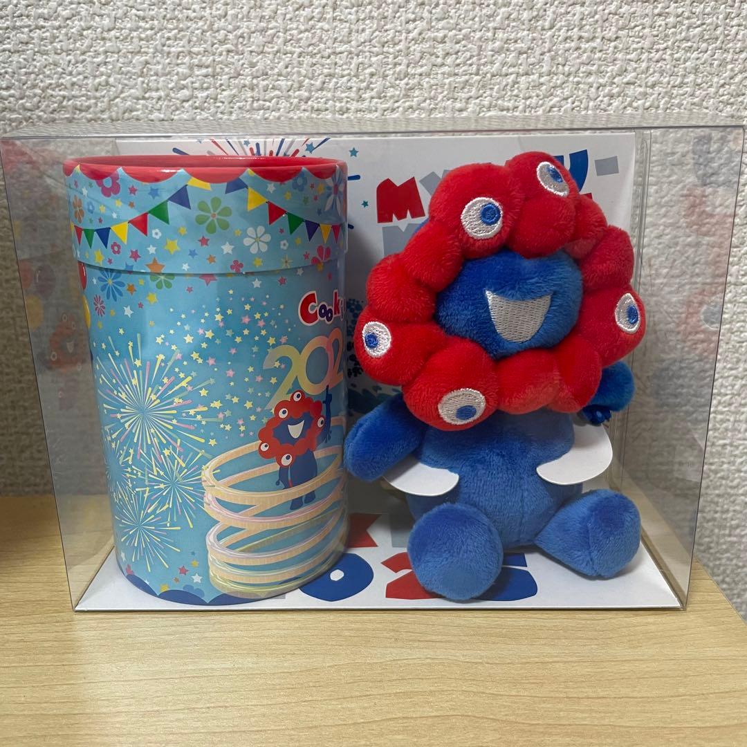 ミャクミャク　ぬいぐるみ付きクッキー　マスコット　お菓子