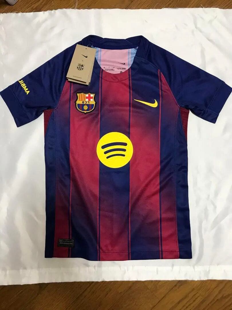 FCバルセロナ25/26　NEWヤマルユニフォーム10（ジュニア140Sサイズ）