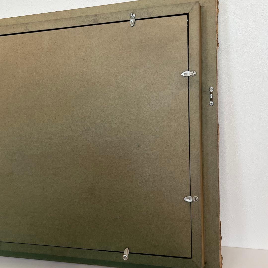 真作　肉筆油絵　窓辺のバラ　田崎順平　F6 額縁　花