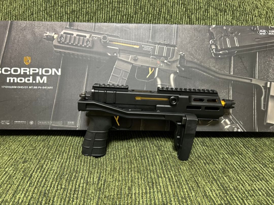 【動作確認済】東京マルイ　スコーピオン　mod.m 付属品つき