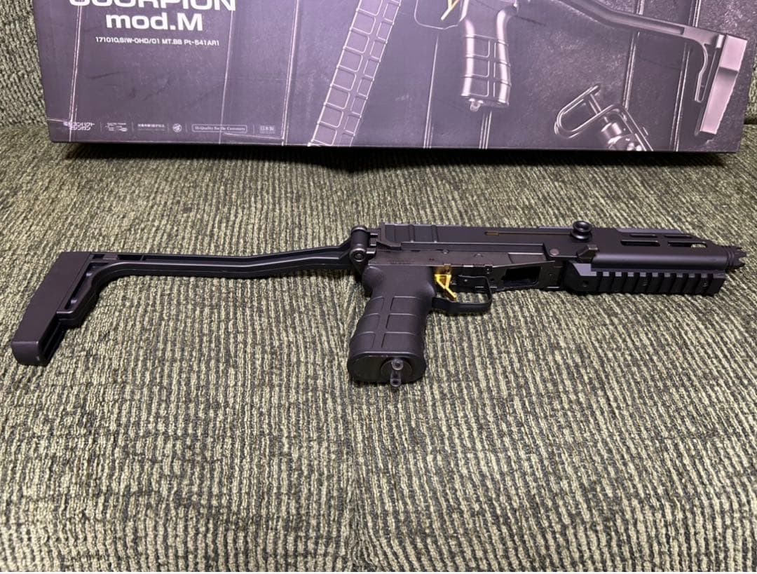 【動作確認済】東京マルイ　スコーピオン　mod.m 付属品つき