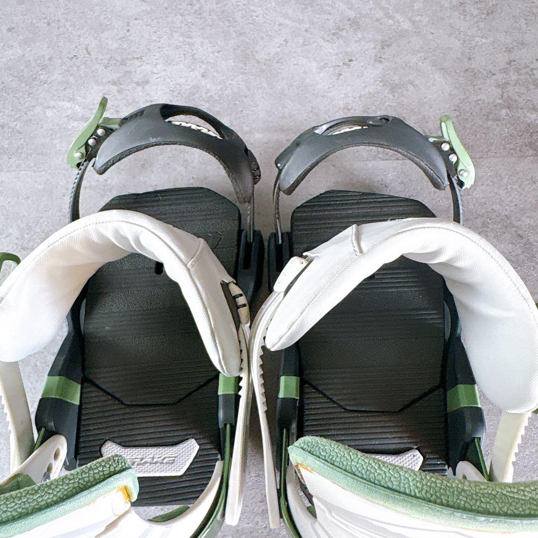 レディーススノーボード2点セット　グレイ 139センチ×ドレイク　バイン付き