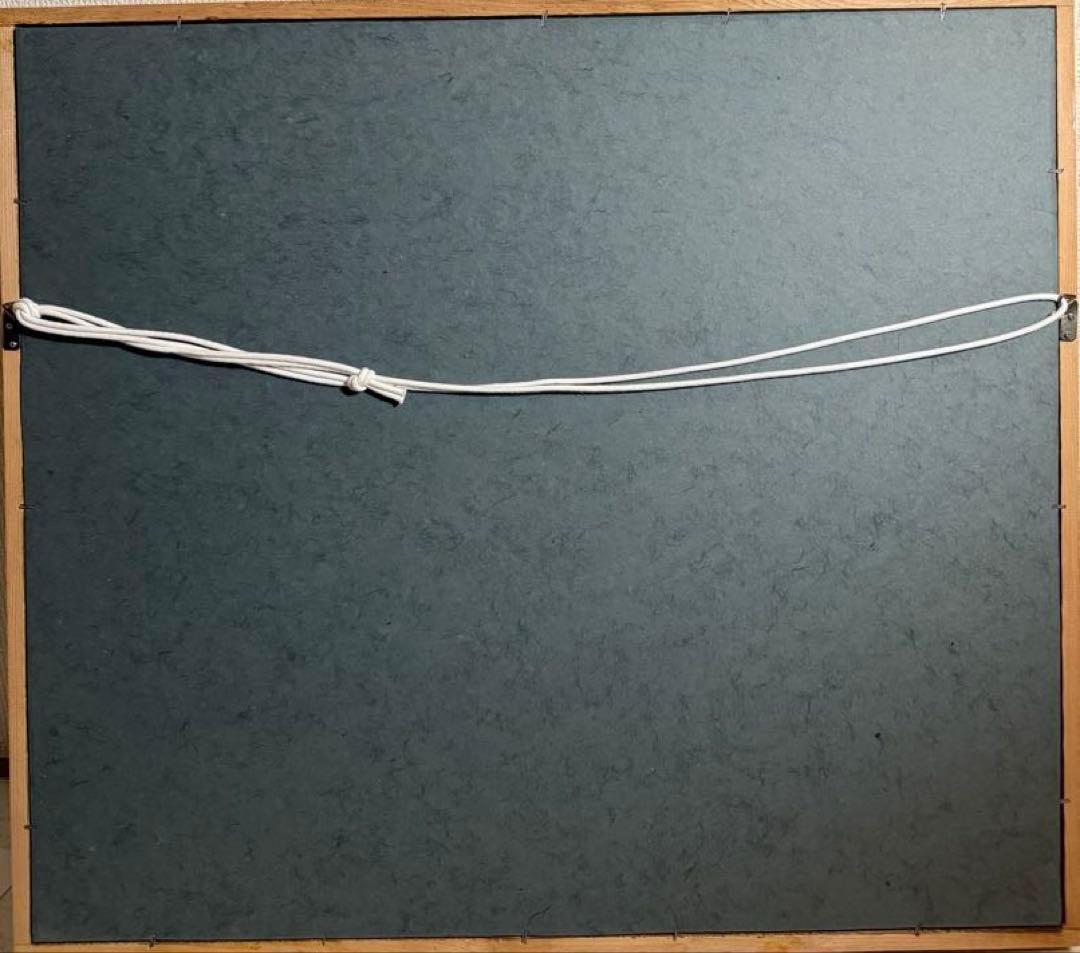 肉筆日本画山水図【無三】直筆印あり