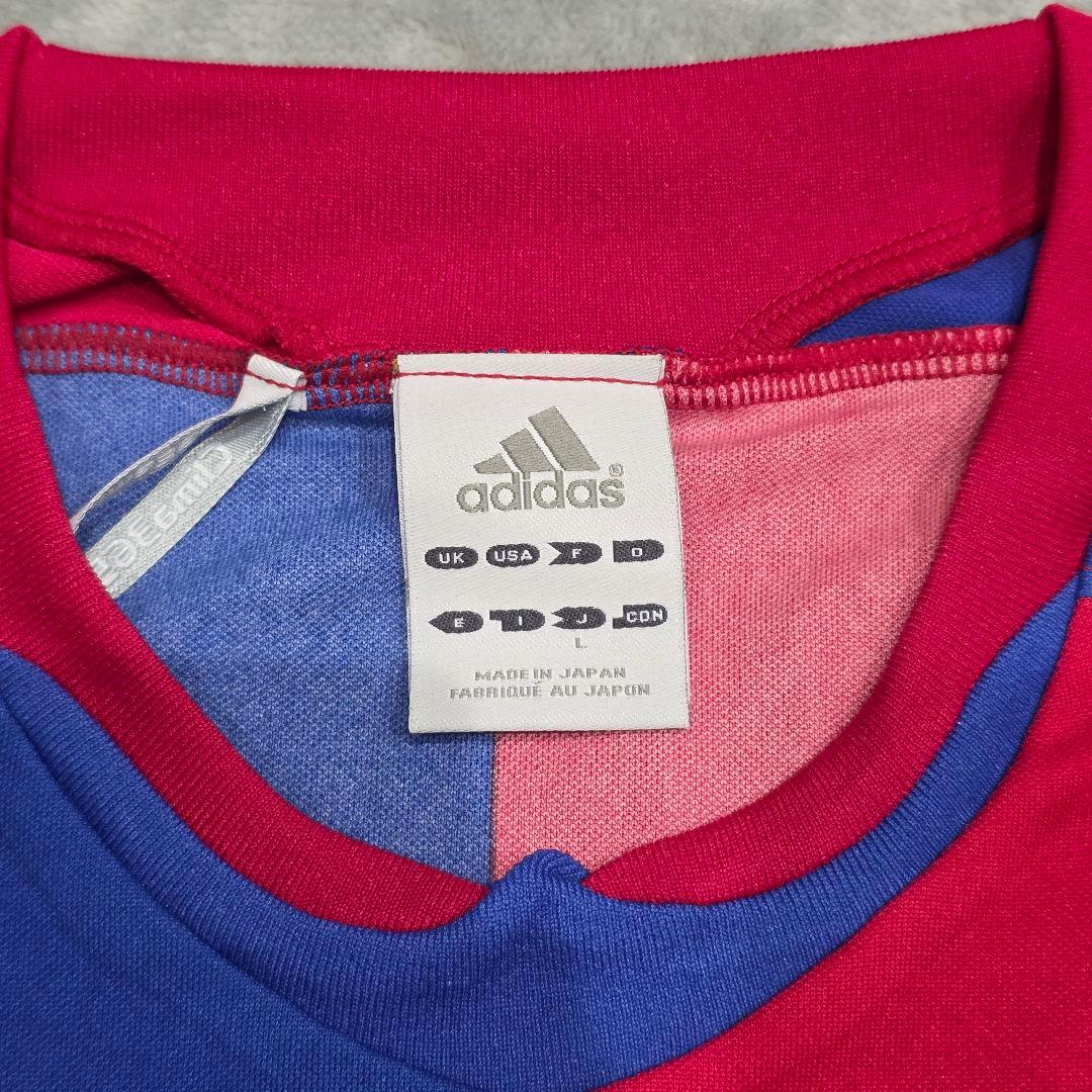 FC東京　08　梶山　ユニフォーム　L　adidas　アディダス　赤　青