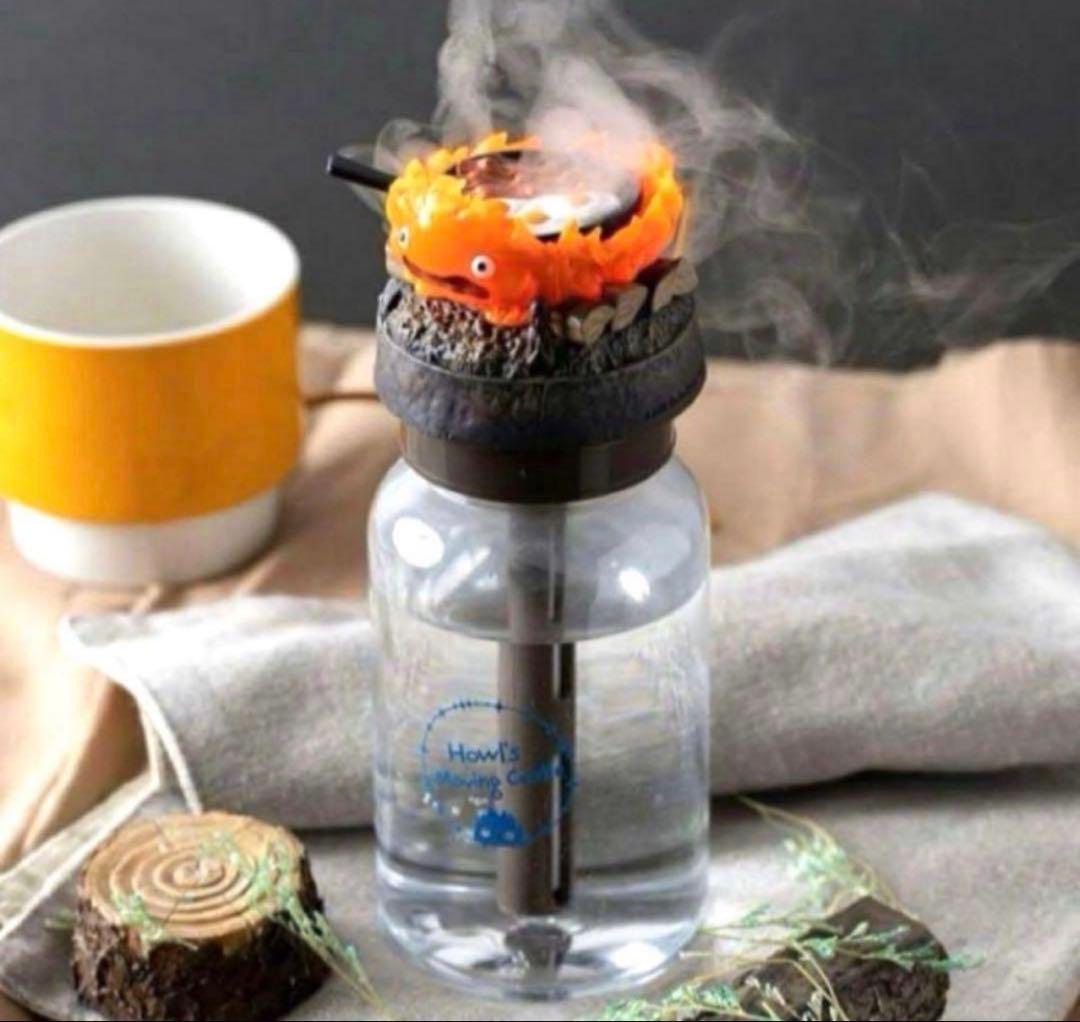 新品未使用　ハウルの動く城　小さな加湿器　カルシファーのベーコンエッグ