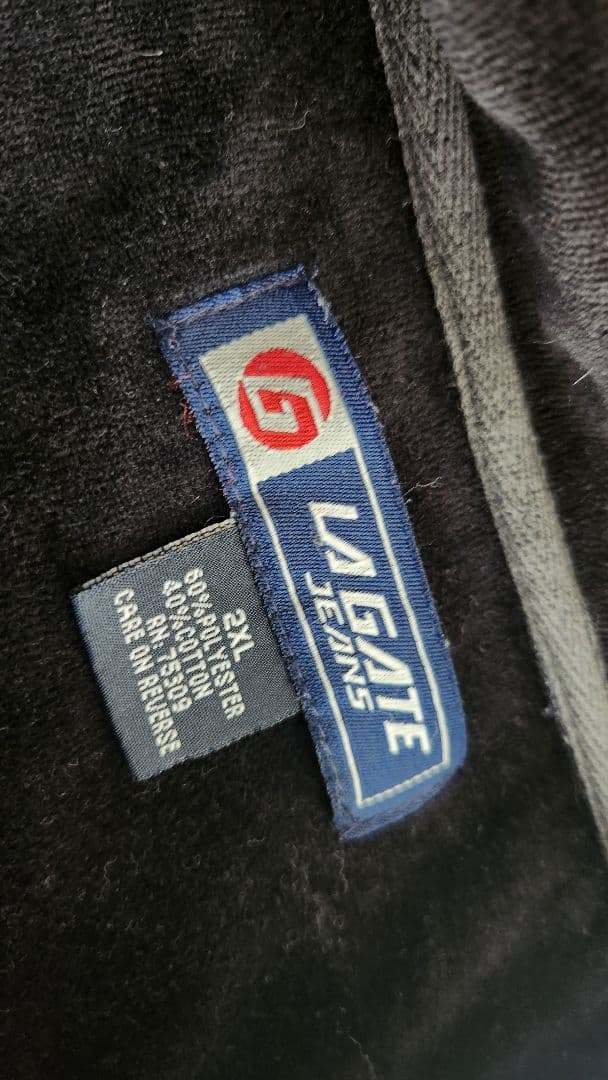 超レア！LA GATE JEANS ベロアセットアップ2XL早い者勝ち‼