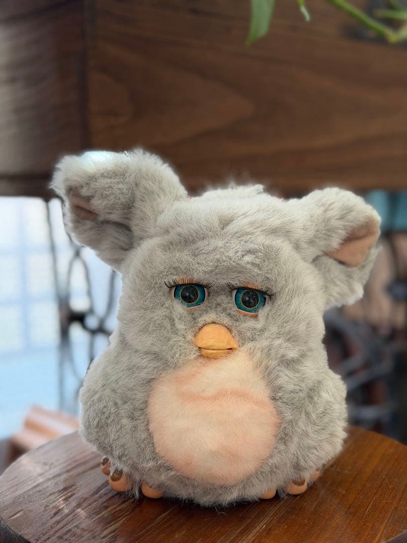 【稼働品】ファービー2 クラウディピーチ ブルー目 ドイツ語 2005