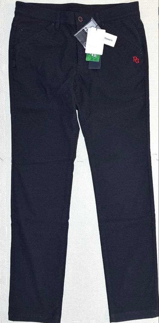 パーリーゲイツ ドビーピラミッド 表ピーチボンディング5Pパンツ（NAV／5）