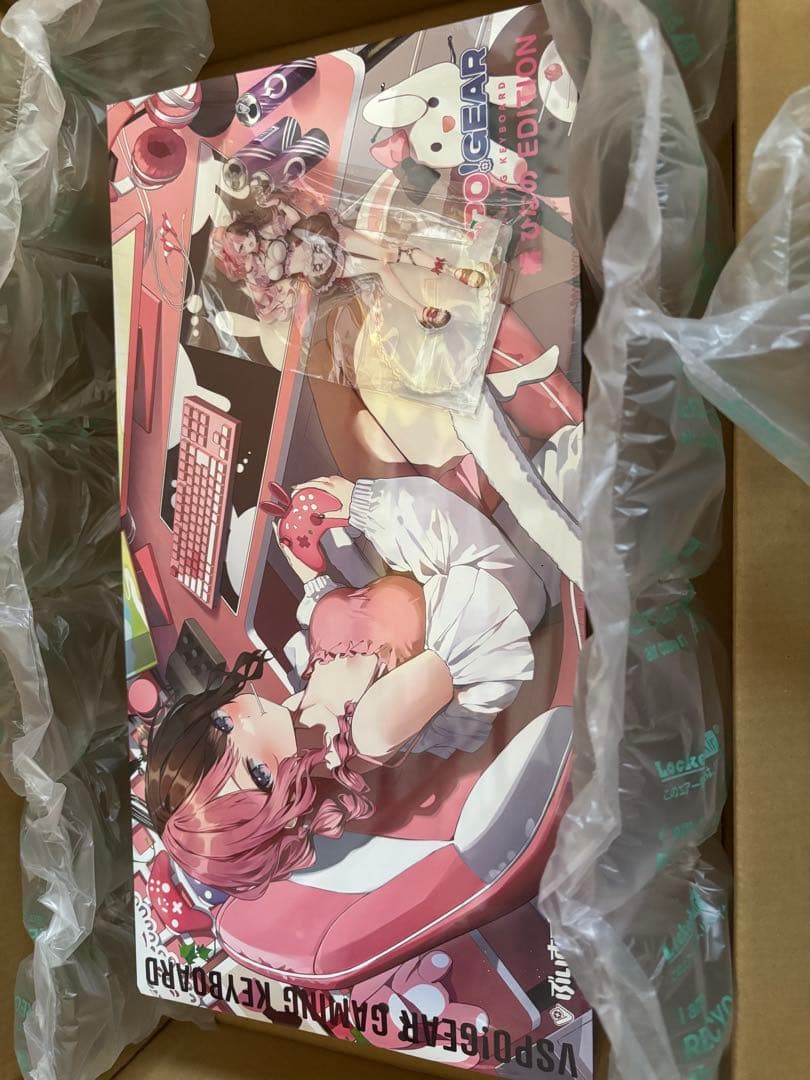 ぶいすぽ　VSPO! GEAR ゲーミングキーボード 橘ひなのEdition