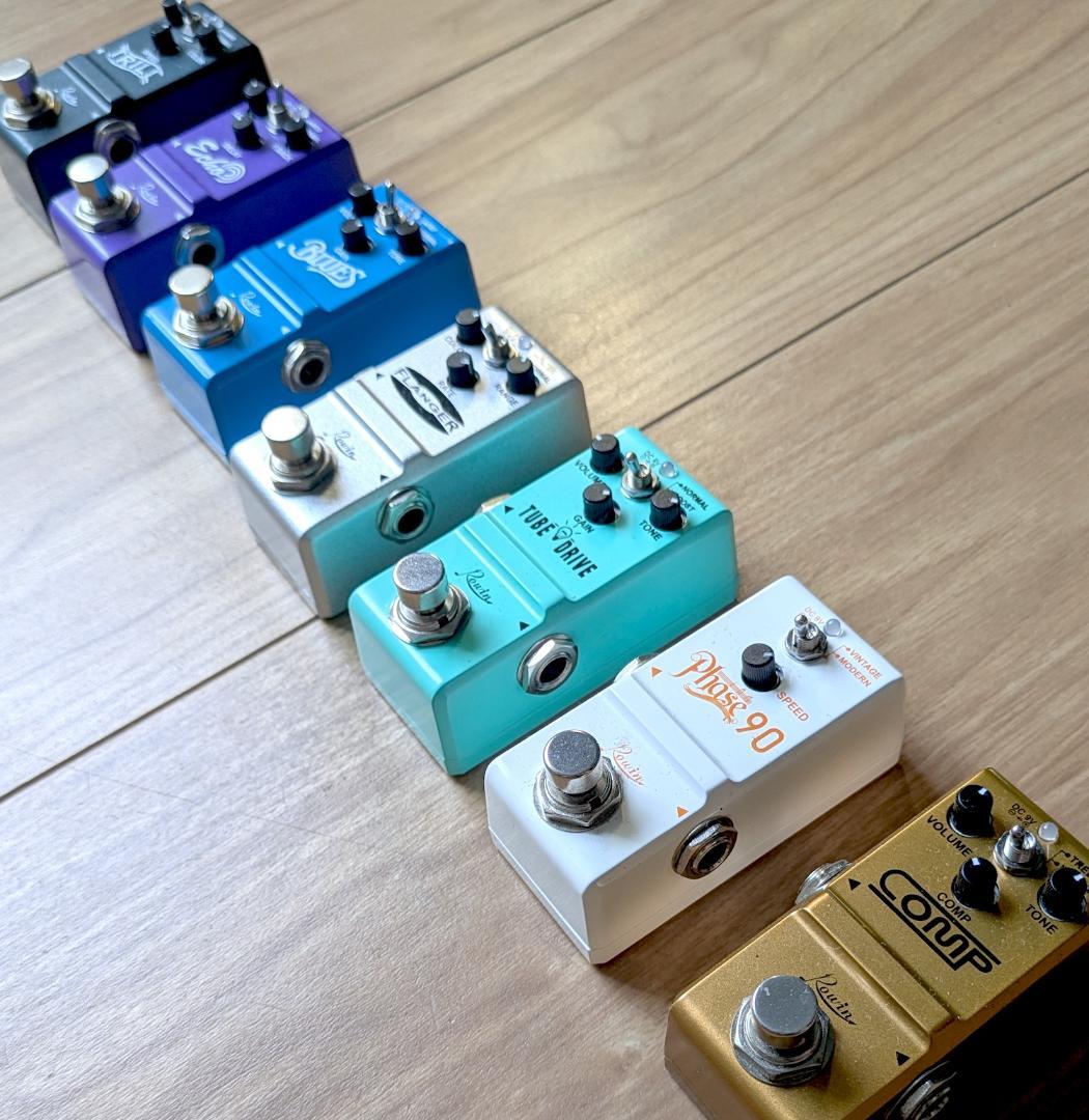 ギターエフェクター 7点セット　コンパクト ミニエフェクター