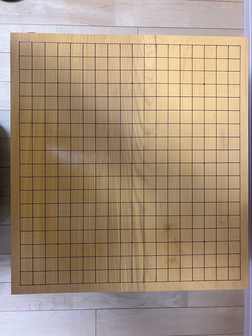 【高級】国産本榧 脚付き囲碁盤 蛤碁石セット付 桐箱・布付き ⭐︎美品⭐︎