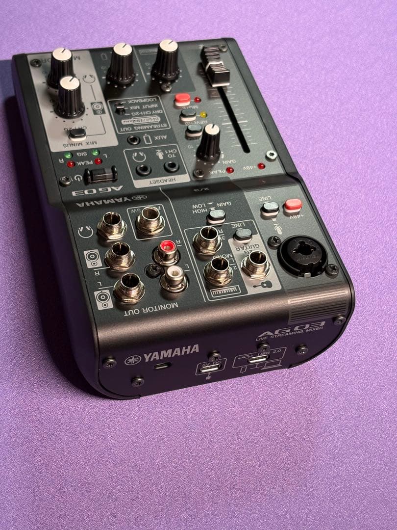 【美品】YAMAHA AG03MK2（ブラック）