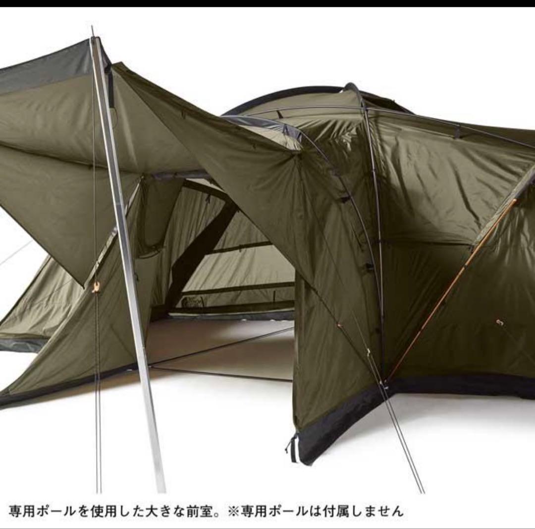 ノースフェイス　ノーチラス4×４　ルーフプリント、フットプリント付2ルームテント