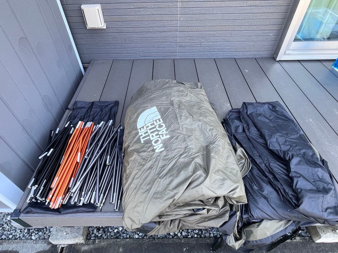 ノースフェイス　ノーチラス4×４　ルーフプリント、フットプリント付2ルームテント