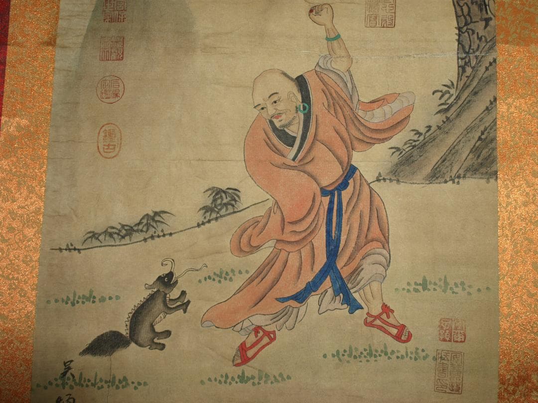 民間仕入れ品　　北宋　武宗元作　肉筆美女図 吴炳 BD317A12-2