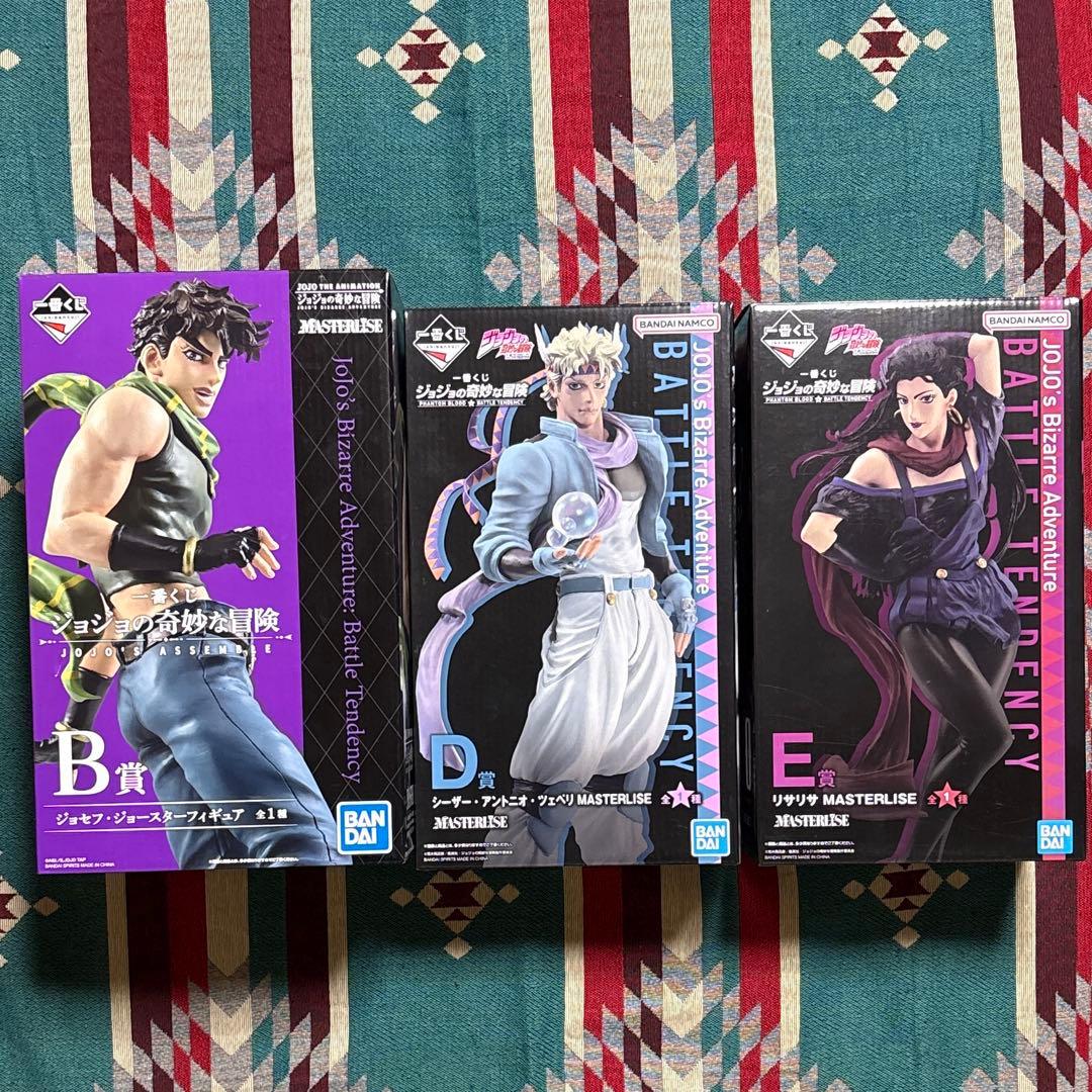 一番くじ ジョジョ ジョセフ シーザー リサリサ フィギュア