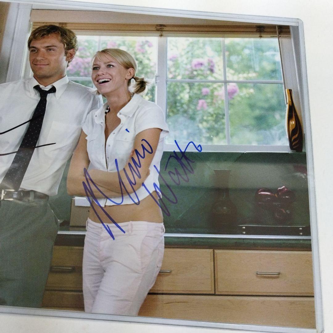 映画　アルフィ　ナオミ・ワッツ&ジュード・ロウ　直筆サイン入り8Ｘ10フォト