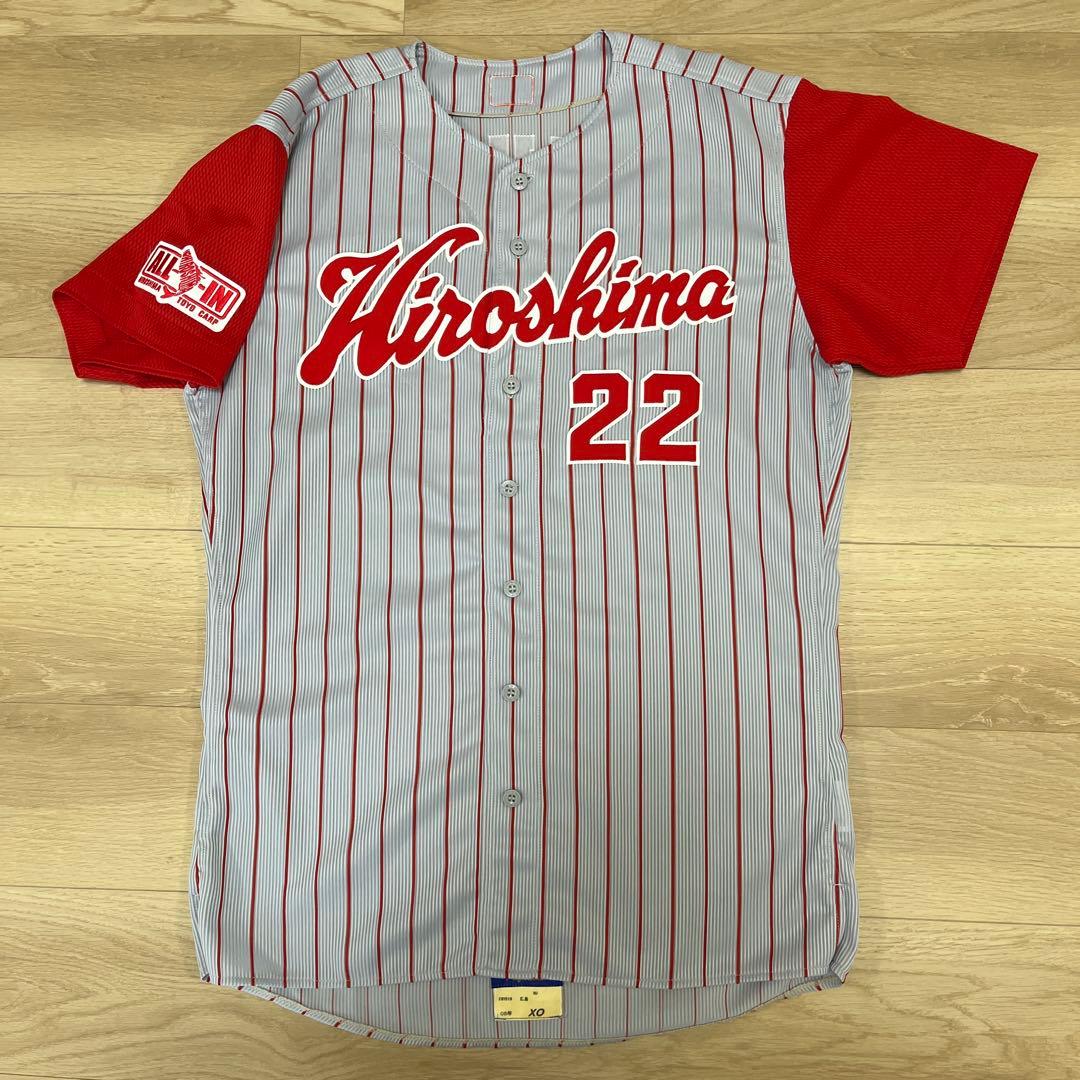 広島東洋カープ　高橋　ビジターユニフォーム　プロコレオーセンティック