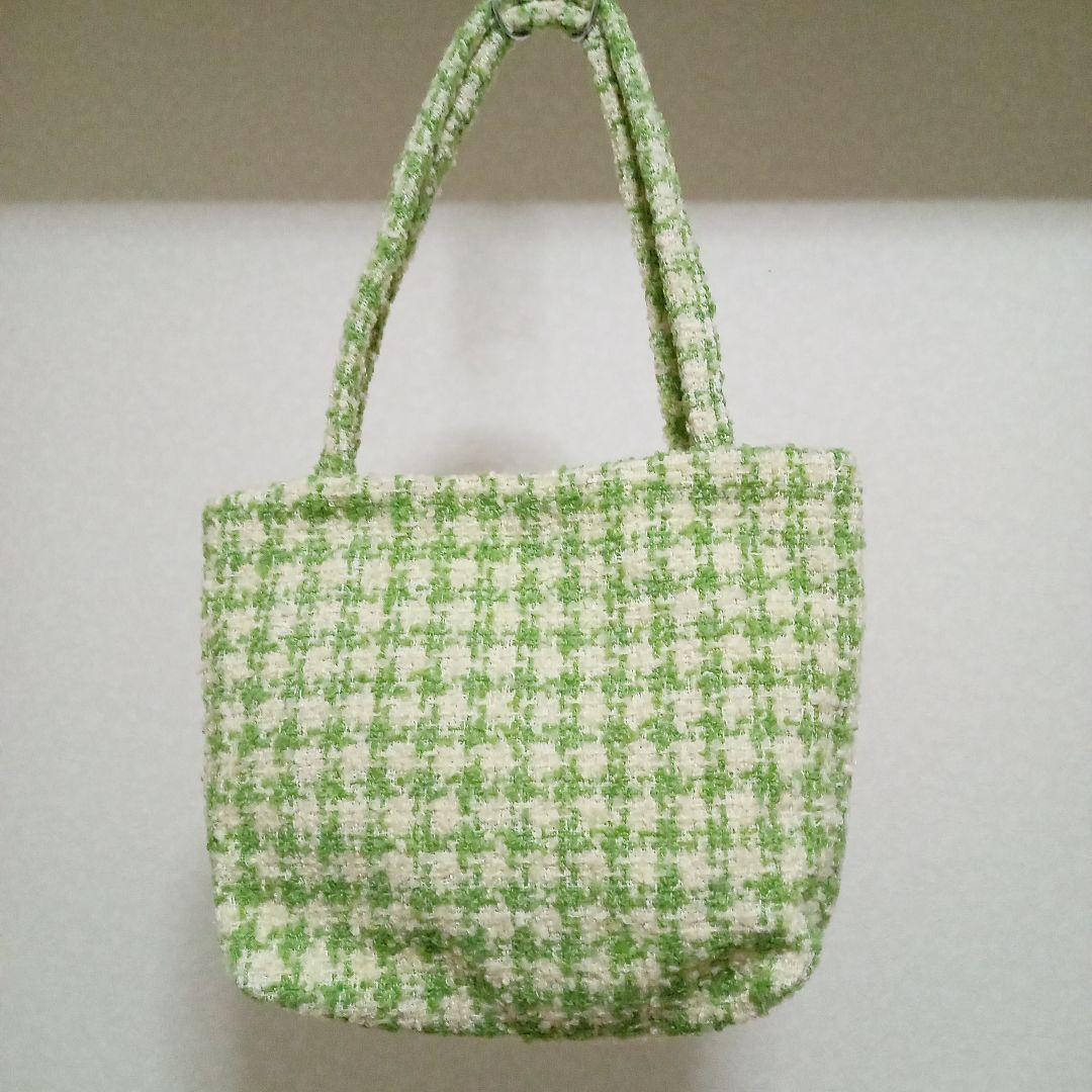 【未使用】CHANEL 非売品ノベルティ　　　　黄緑 　トートバッグ