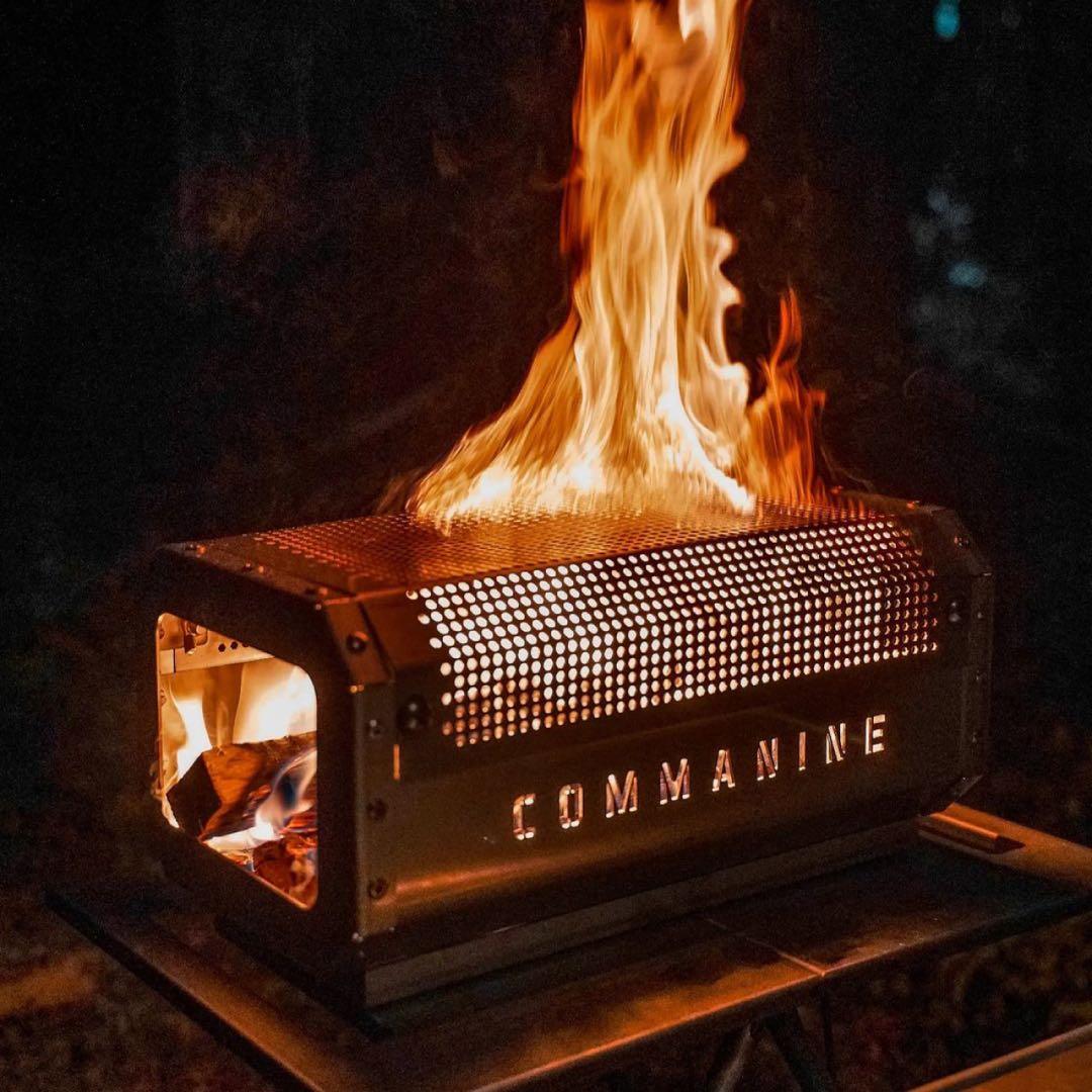 COMMA NINE 焚き火台 mountpelee（モンフレ）　スタンド付き