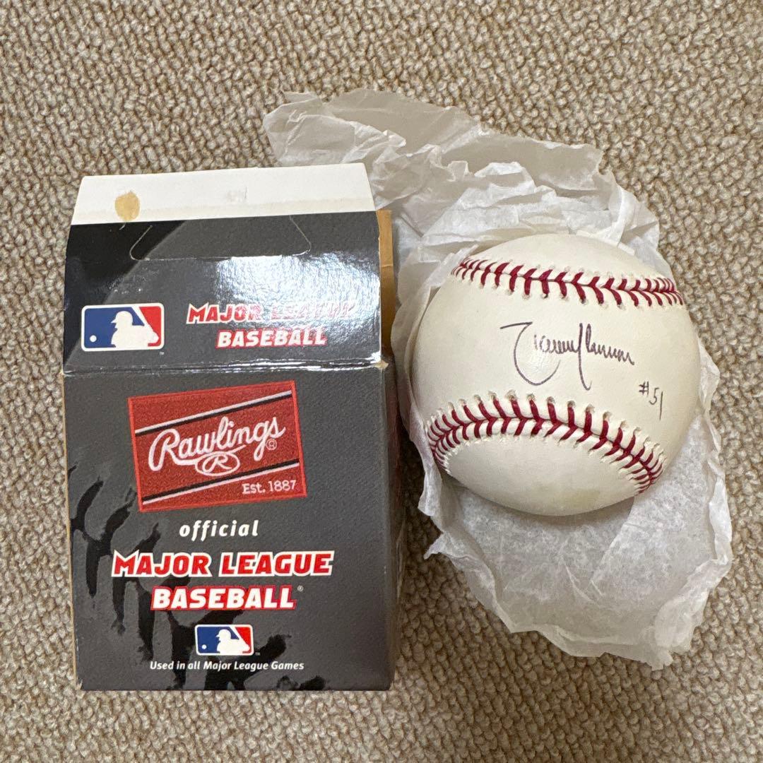 ランディ・ジョンソン直筆サイン入りボール★