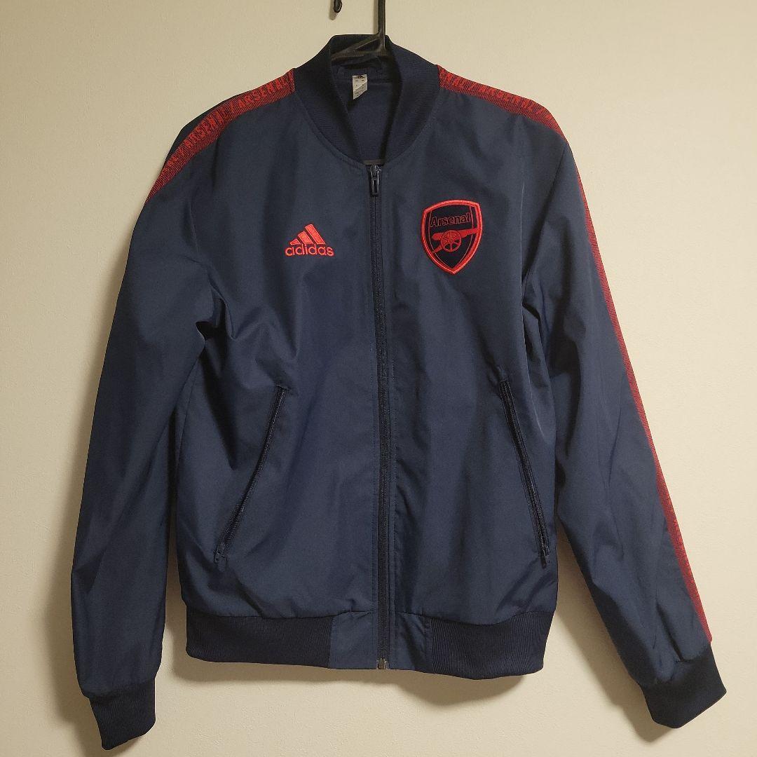 アーセナル　adidas ジップアップジャケット ネイビー/レッド