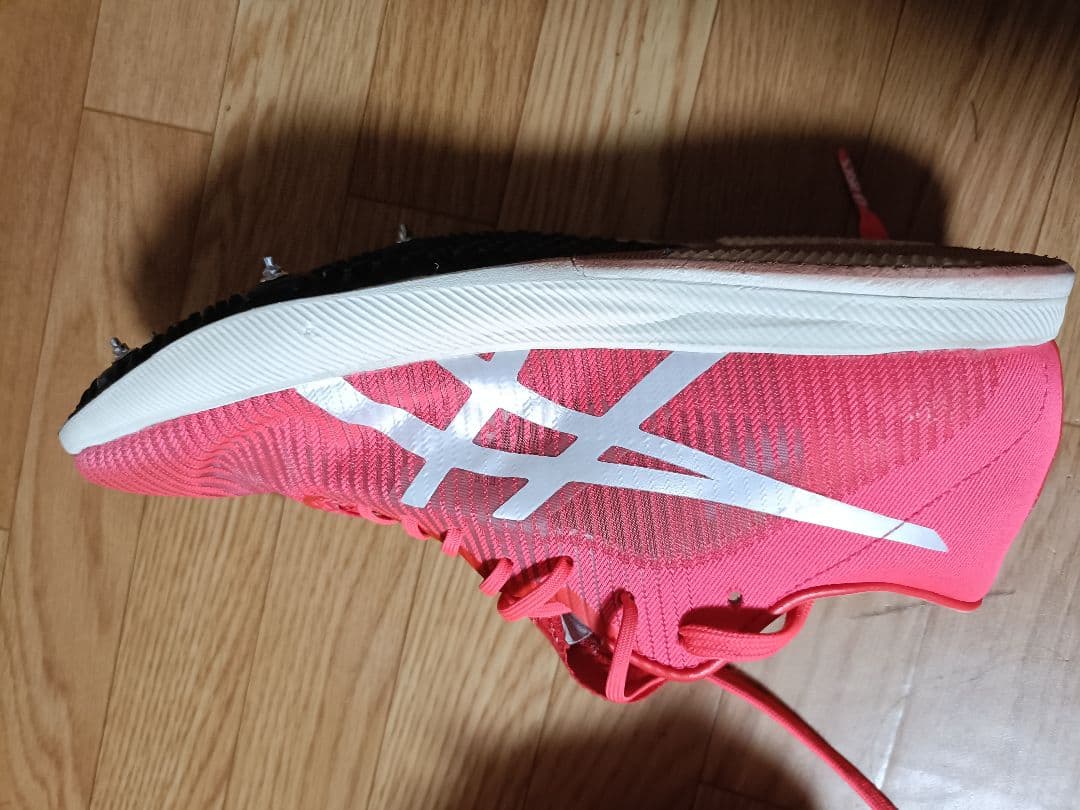 asics COSMORACER LD スパイクシューズ　赤　25　女子　美品