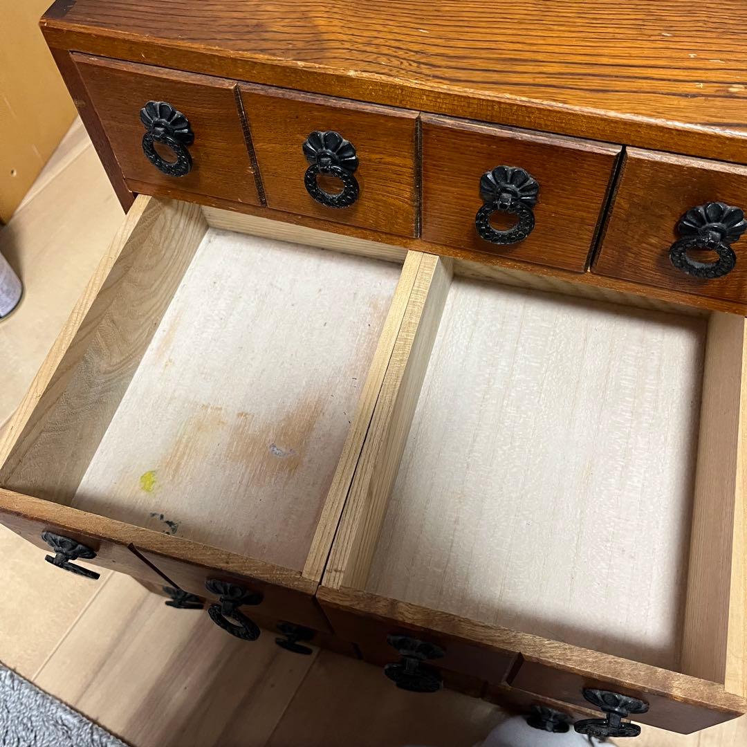 薬棚　薬箪笥　木製　引き出し　アンティーク　レトロ