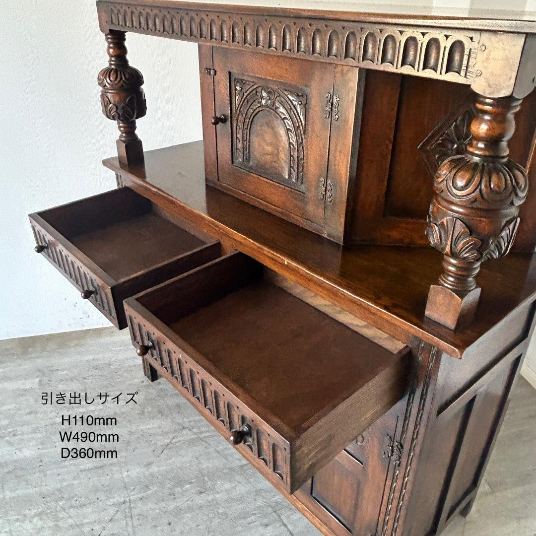 イギリス アンティーク家具 コートカップボード 781A