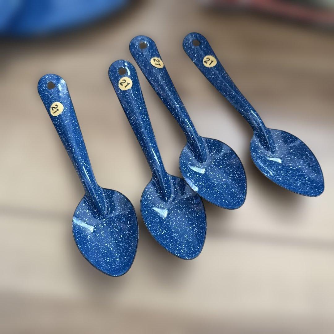 希少新品CINSA エナメルウェア キャンプ食器セット 16点デッドストック