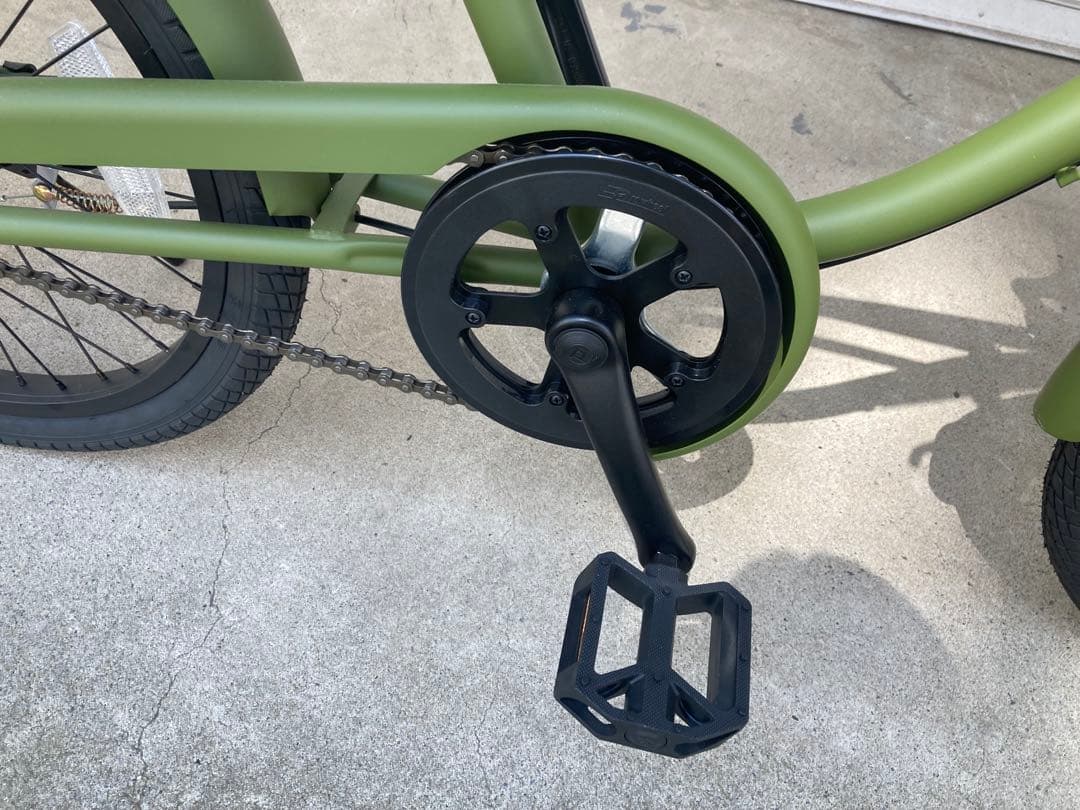 FOD_オリーブグリーン_20インチ 子供用ビーチクルーザー