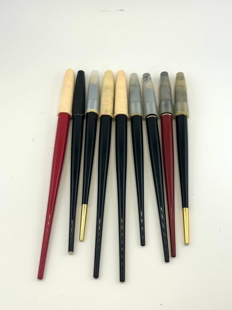 万年筆　デスクペン　パイロット　プラチナ　9点セット　9本