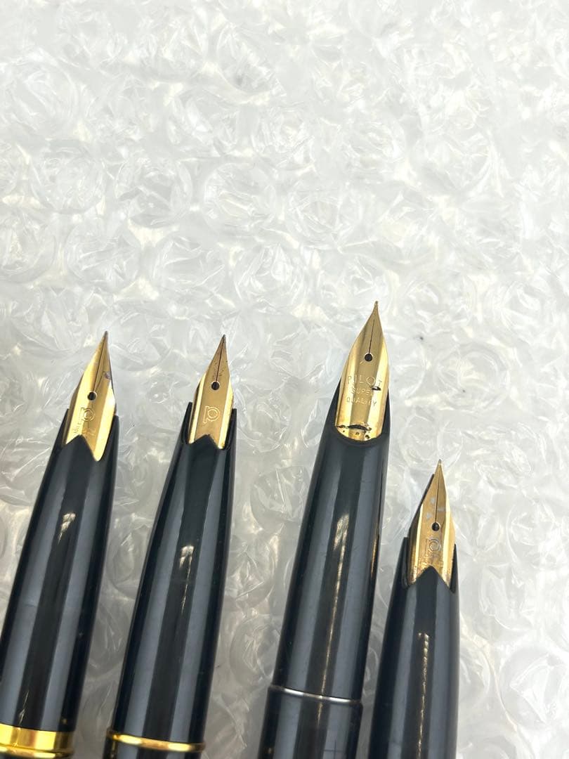 万年筆　デスクペン　パイロット　プラチナ　9点セット　9本