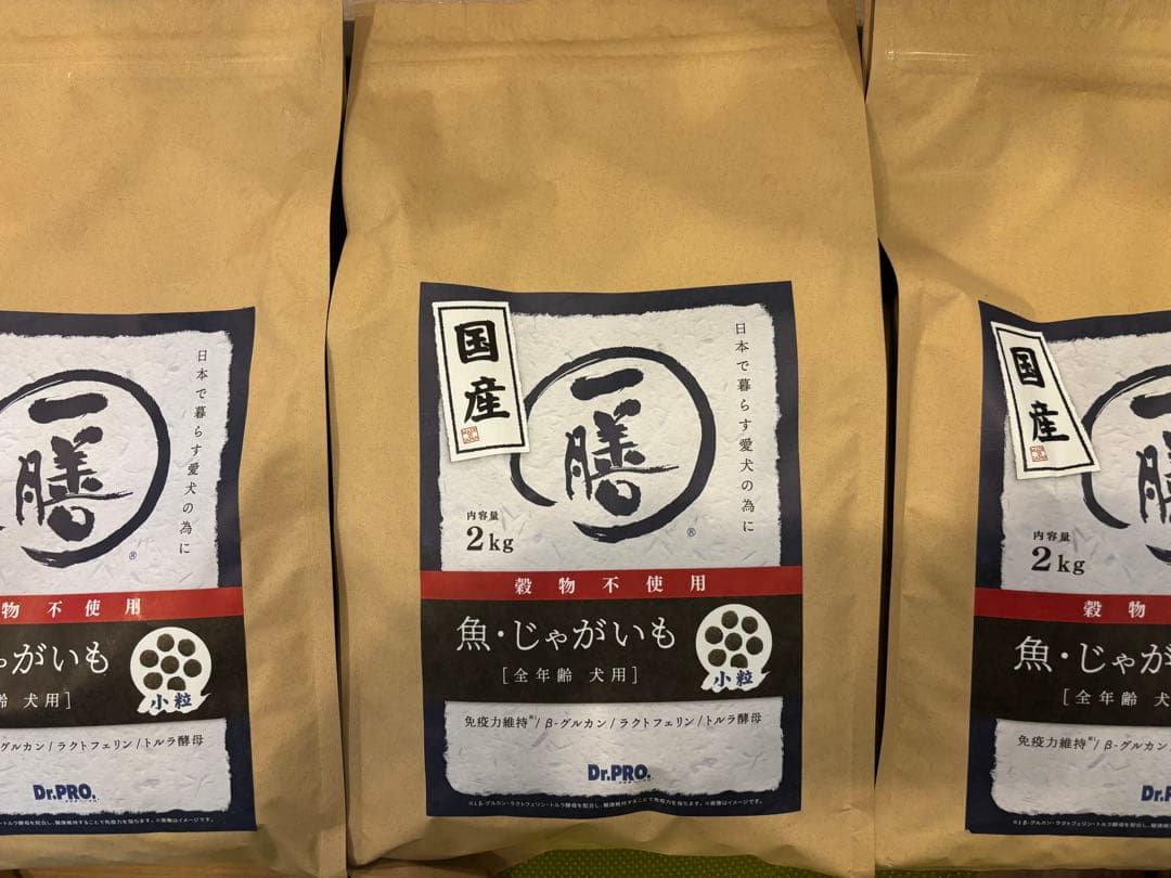 一膳 魚ドライフード2kg×3