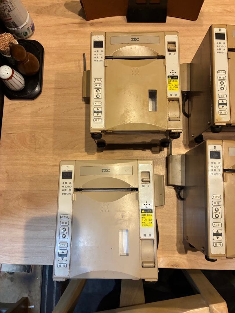 TEC東芝テックプリンタ KCP-100 4台セット ジャンク 電源コードなし